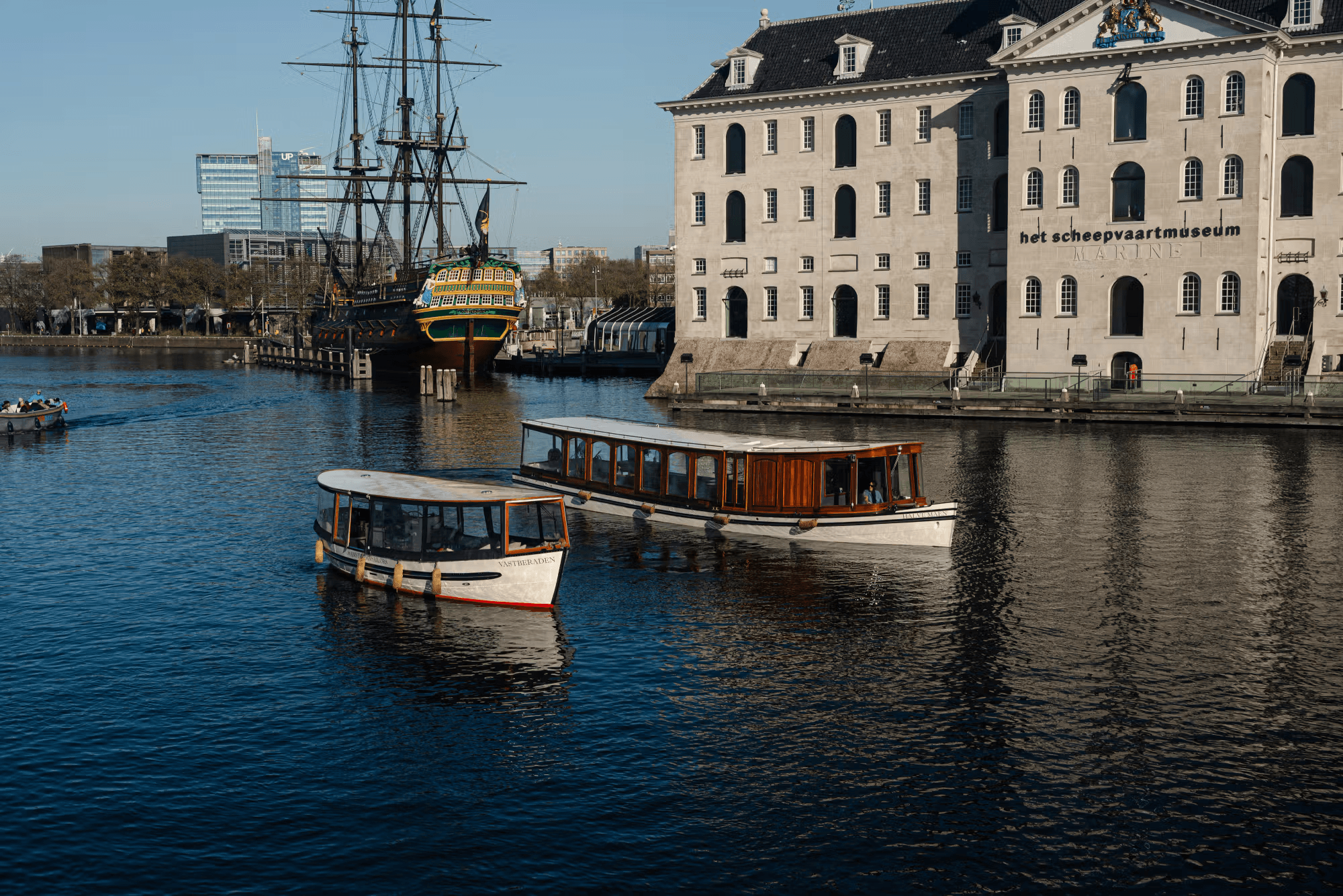 Buffet op een boot